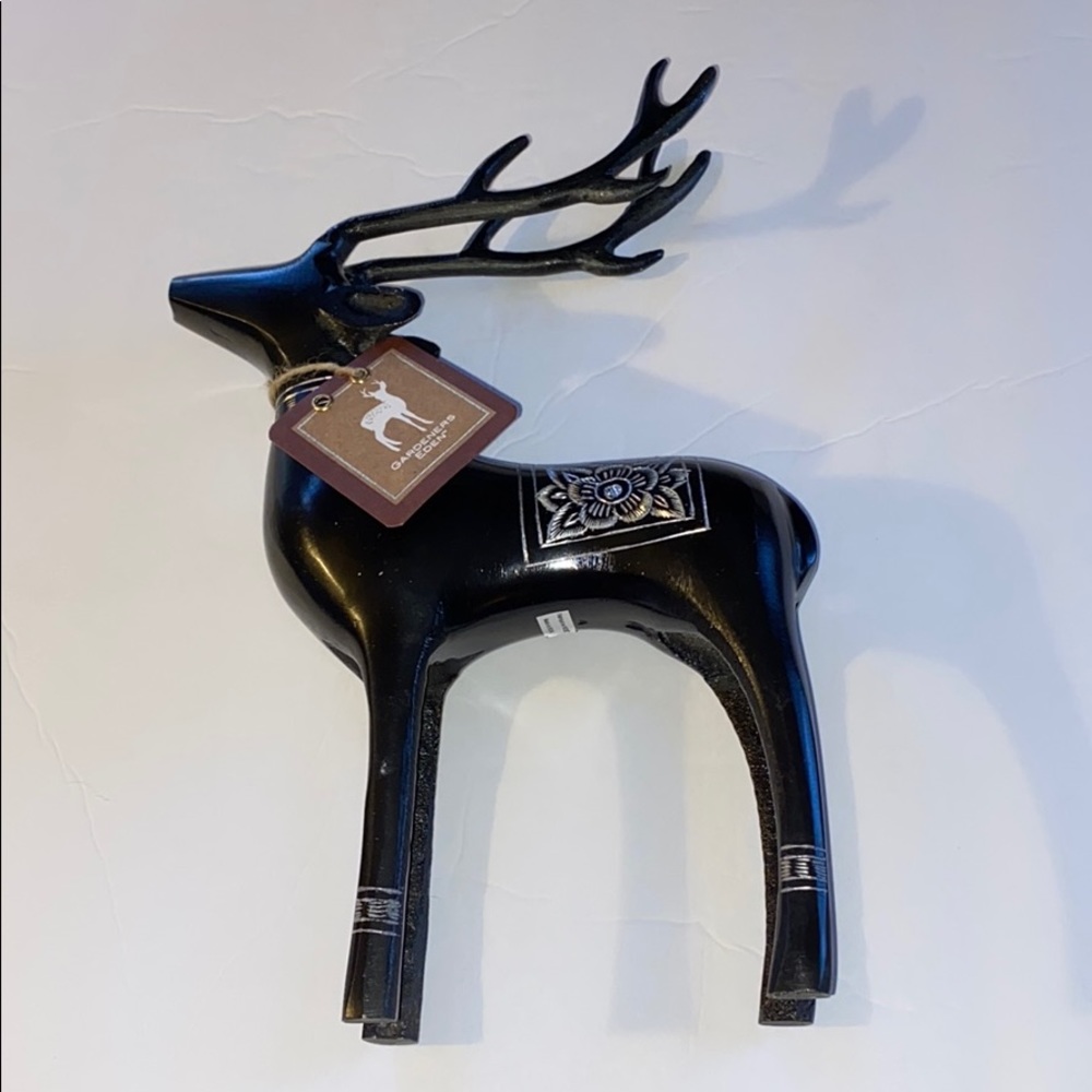 Gardeners Eden 12” Metal Reindeer